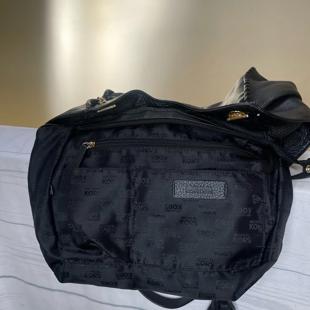 Michael Kors Chain-Leather Handle Bag